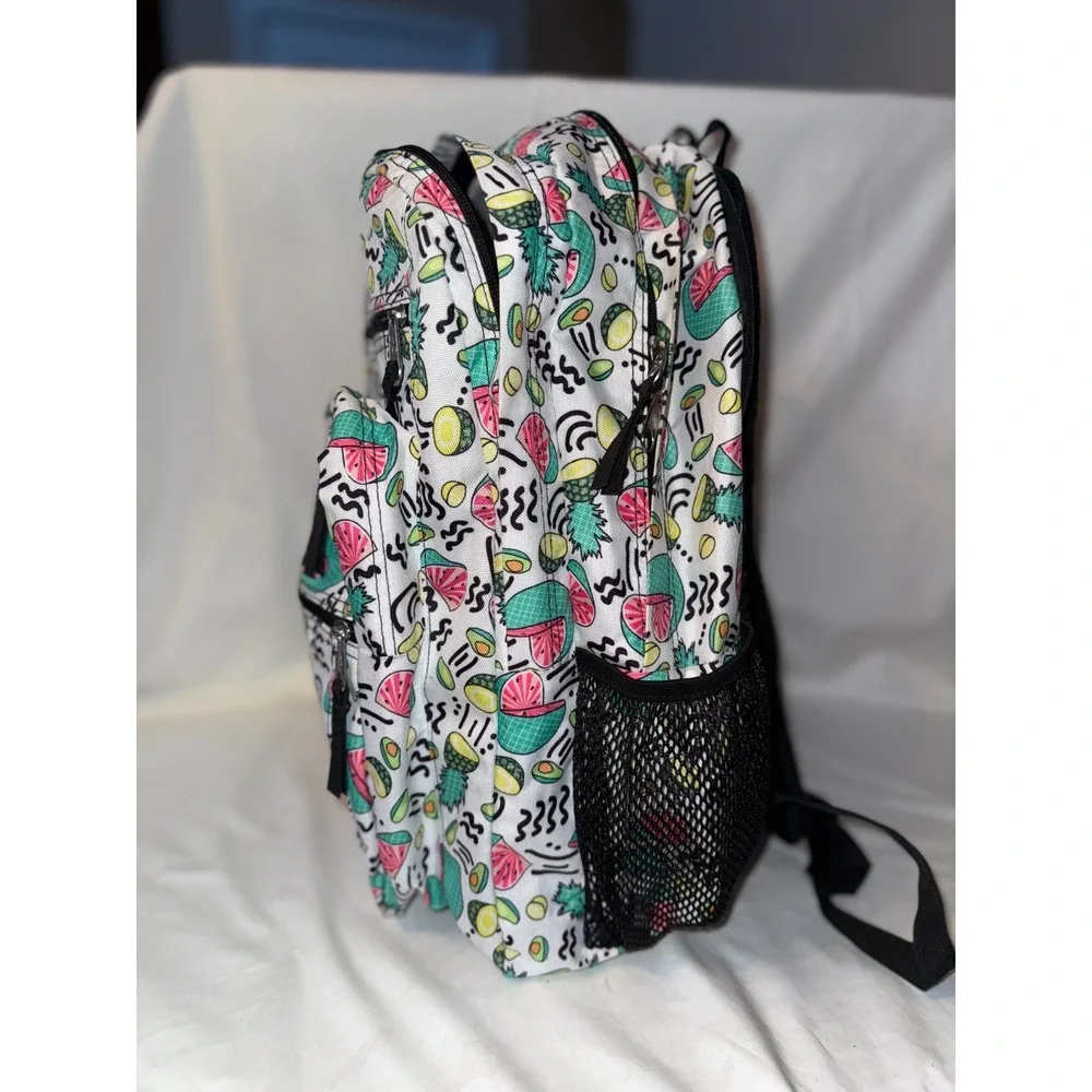 Jansport Fruit Ninja Kids Backpack Multicolor State College Adjustable Strap Bag